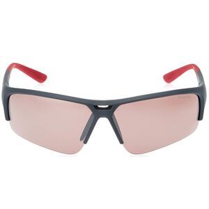 Nike Golf X2 Pro E Men's EV0873 060 Sport Sunglasses, Magnet Grey/Challenge Red